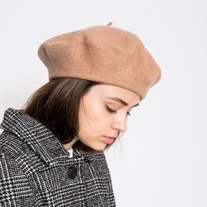 Beige Beret by Urban Outfitters